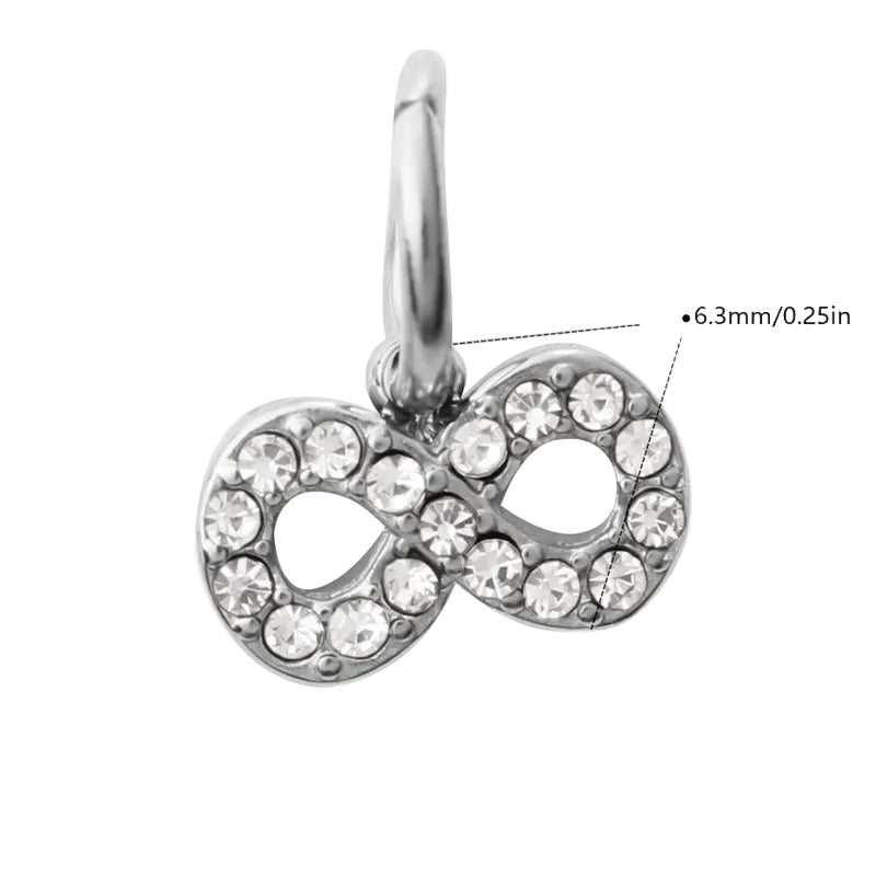 Crystal Infinity Charm