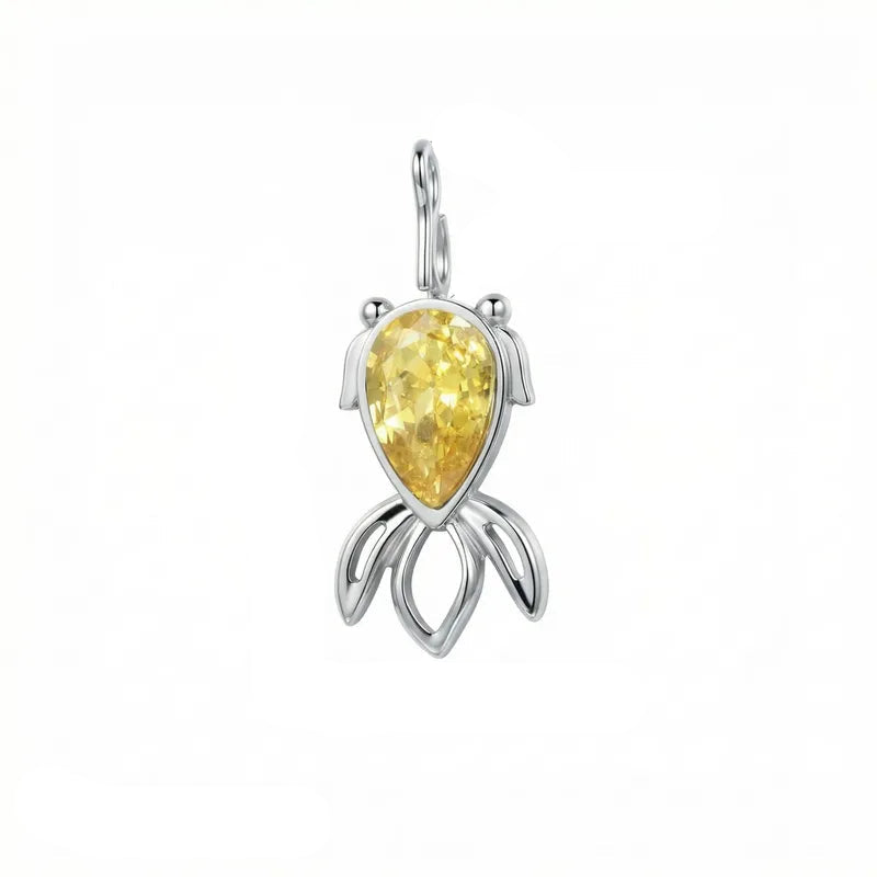 Crystal Koi Charm