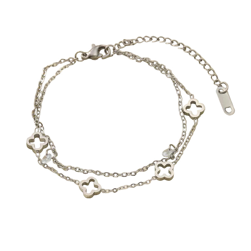 Twin Clover Bracelet