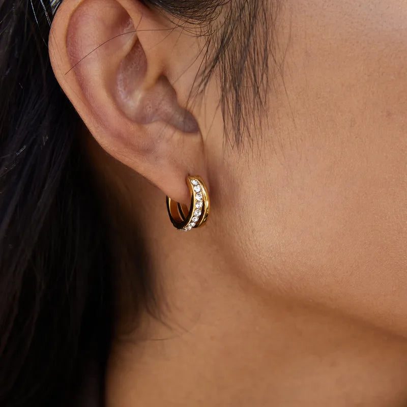 Lumi Double Hoop Earrings