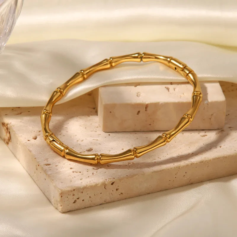 Golden Bamboo Bangle