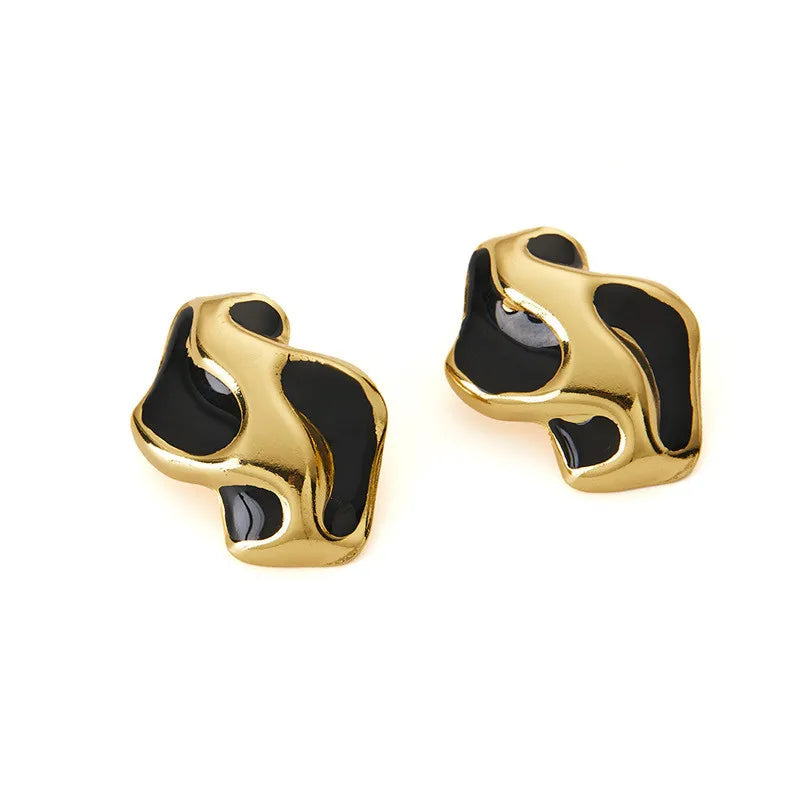 Golden Shadow Studs