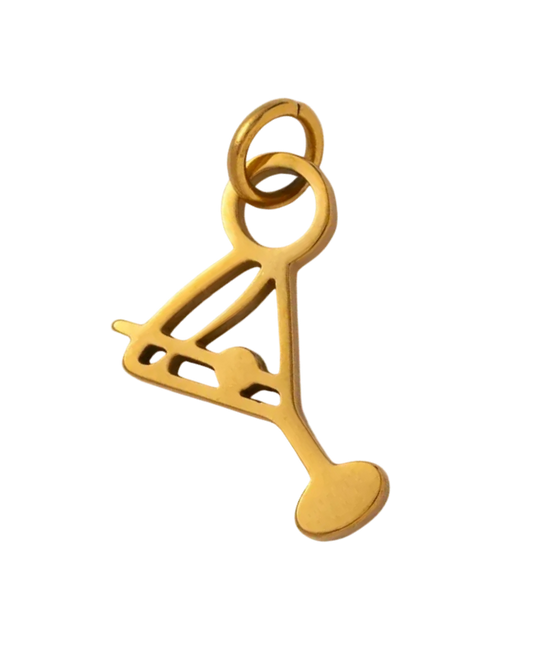 Martini Glass Charm