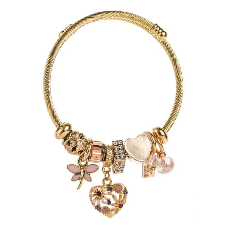 Charm Flower Bracelet