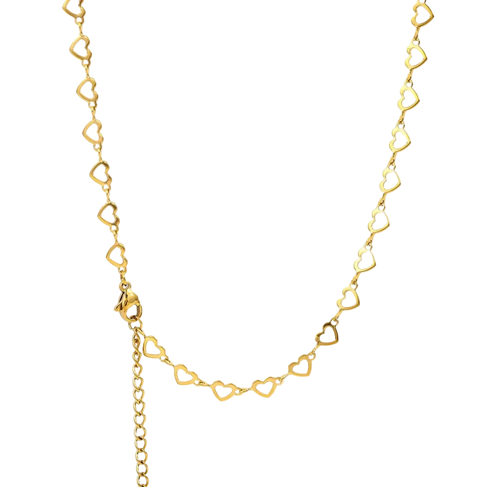 Hollow Heart Necklace
