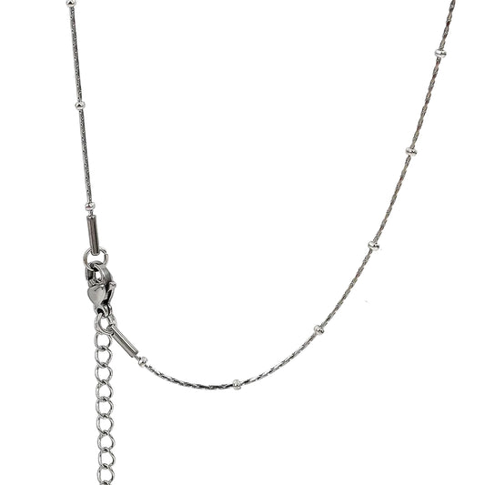 Singapore Beaded Rope Chain Necklace