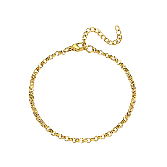 Box Link Chain Bracelet