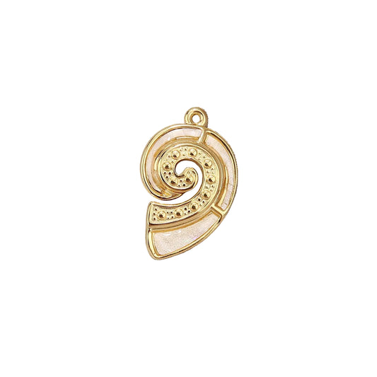 Spiral Coral Charm