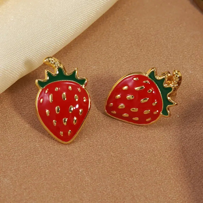 Strawberry Kiss Studs